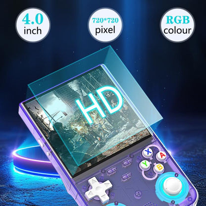 R36 Ultra 4-inch Open-Source Linux Handheld Game Console with Wi-Fi/MIFI Support Retro Portable Arcade 128G(Purple) - Pocket Console by buy2fix | Online Shopping UK | buy2fix