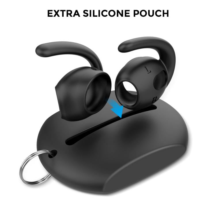 For AirPods 3 AhaStyle PT60-3 3pairs S+M+L Earphone Silicone Soft Ear Covers(White) - Anti-dust & Ear Caps by AhaStyle | Online Shopping UK | buy2fix