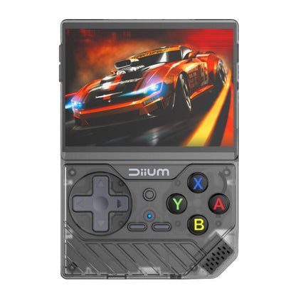 D008 3.5-Inch HD Retro Handheld Game Console With ARM Cortex-A7 800MHz, 1GB RAM & HDMI Output 64G Clear Black - Pocket Console by buy2fix | Online Shopping UK | buy2fix