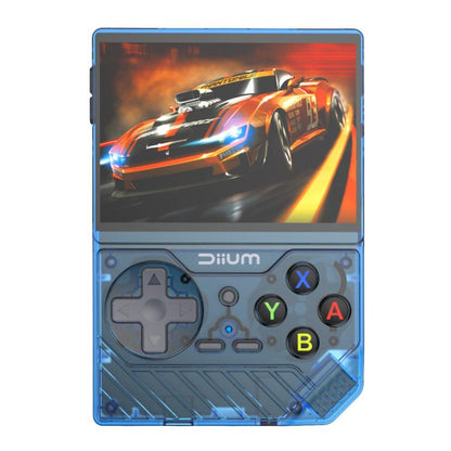 D008 3.5-Inch HD Retro Handheld Game Console With ARM Cortex-A7 800MHz, 1GB RAM & HDMI Output 64G  Clear Blue - Pocket Console by buy2fix | Online Shopping UK | buy2fix