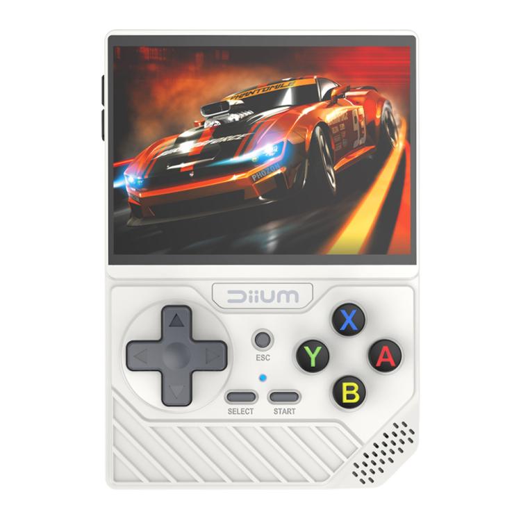 D008 3.5-Inch HD Retro Handheld Game Console With ARM Cortex-A7 800MHz, 1GB RAM & HDMI Output 128G White - Pocket Console by buy2fix | Online Shopping UK | buy2fix