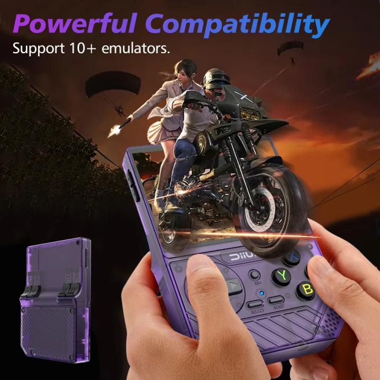 D008 3.5-Inch HD Retro Handheld Game Console With ARM Cortex-A7 800MHz, 1GB RAM & HDMI Output 64G Whitte - Pocket Console by buy2fix | Online Shopping UK | buy2fix