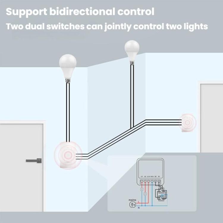 FS-02HZ 2CH ZigBee 16A Smart Switch Voice Timer Switch For Amazon Alexa / Google Assistant - Smart Switch by buy2fix | Online Shopping UK | buy2fix