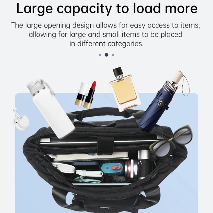 Tigernu 3 In 1 Backpack Female Should Bag Large Capacity Lightweight Tote with 14-inch Laptop Compartment(White) - Backpack by Tigernu | Online Shopping UK | buy2fix