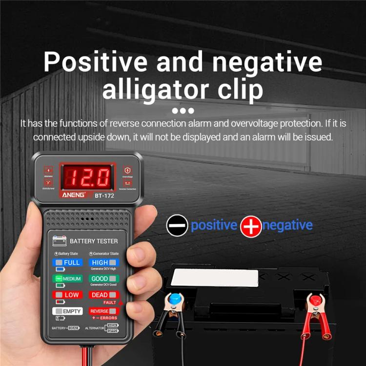 ANENG High-Precision Automobile Battery Tester(BT172) - Electronic Test by ANENG | Online Shopping UK | buy2fix