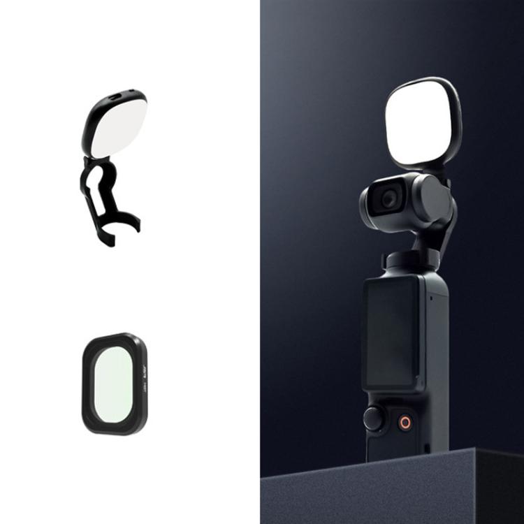 For DJI Osmo Pocket 3 JSR Fixed Frame Head Fill Light, Spec: With Soft Focus Lens - Other Accessories by JSR | Online Shopping UK | buy2fix