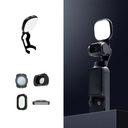 For DJI Osmo Pocket 3 JSR Fixed Frame Head Fill Light, Spec: With Wide Angle 4 In 1 - Other Accessories by JSR | Online Shopping UK | buy2fix