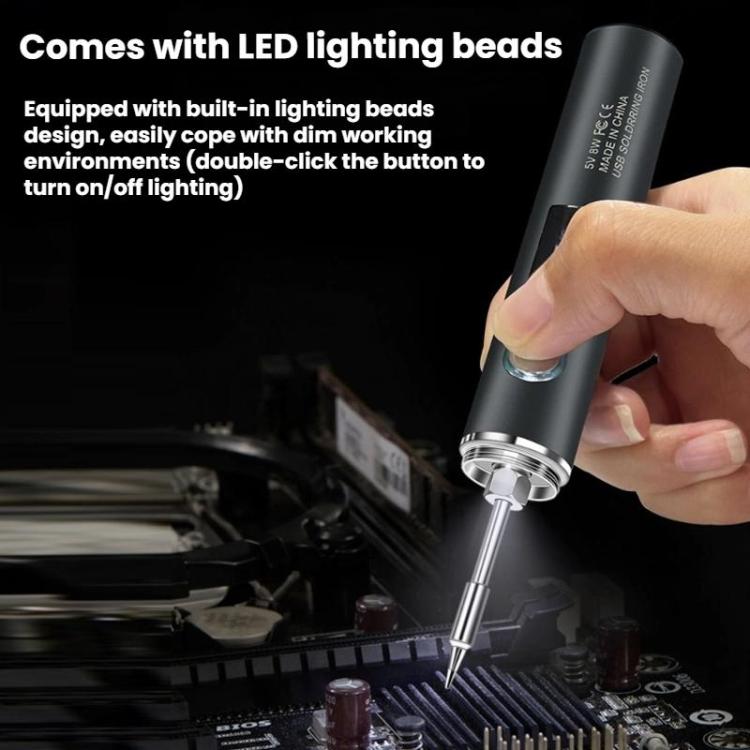 Mini USB Portable Wireless Digital Display Soldering Iron, Specification: Large 1400 mAh - Electric Soldering Iron by buy2fix | Online Shopping UK | buy2fix