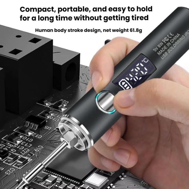 Mini USB Portable Wireless Digital Display Soldering Iron, Specification: Small 850 mAh - Electric Soldering Iron by buy2fix | Online Shopping UK | buy2fix
