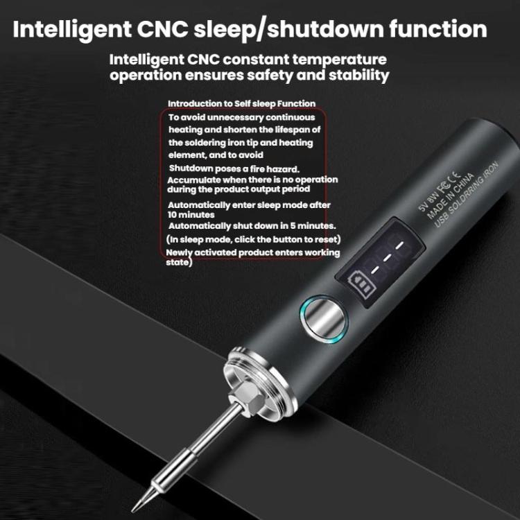 Mini USB Portable Wireless Digital Display Soldering Iron, Specification: Small 850 mAh - Electric Soldering Iron by buy2fix | Online Shopping UK | buy2fix
