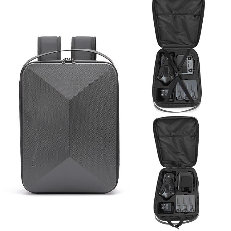 For DJI Mavic 4 Pro Fly More Combo / Creator Combo BKANO Hard Shell Backpack Storage Bag(Black) - Backpacks & Bags by BKANO | Online Shopping UK | buy2fix
