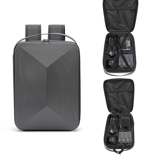 For DJI Mavic 4 Pro Fly More Combo / Creator Combo BKANO Hard Shell Backpack Storage Bag(Black) - Backpacks & Bags by BKANO | Online Shopping UK | buy2fix