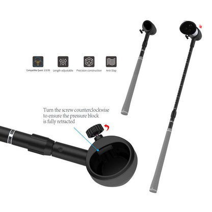 For Meta Quest 3S / 3 / 2 DOBE TY-3881 Handle Golf Club Universal Sports Club Grip - VR Accessories by buy2fix | Online Shopping UK | buy2fix