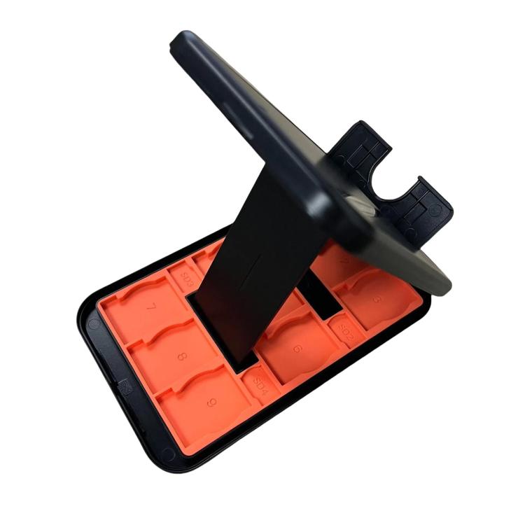 KJH Card Box Stand for Nintendo Switch 2 / Switch OLED / Lite Foldable  Holder with 9 Game Card Slots & 4 SD Card Slots(Black Orange) - Holder by KJH | Online Shopping UK | buy2fix