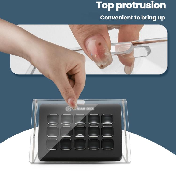 For Elgato Stream Deck MK.2 Live Console Dustproof Acrylic Cover(Transparent) - Cover Case by buy2fix | Online Shopping UK | buy2fix