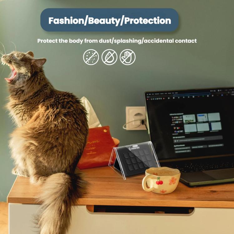 For Elgato Stream Deck MK.2 Live Console Dustproof Acrylic Cover(Transparent) - Cover Case by buy2fix | Online Shopping UK | buy2fix