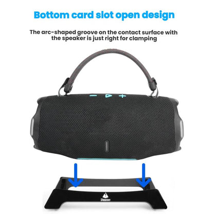 TXESIGN For JBL Charge 5/Charge 6 Desktop Speaker Stand Storage Base(Transparent) - Speaker Bracket by TXESIGN | Online Shopping UK | buy2fix