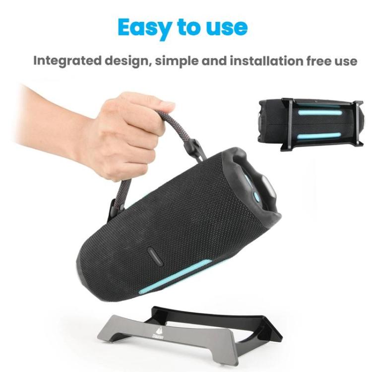 TXESIGN For JBL Charge 5/Charge 6 Desktop Speaker Stand Storage Base(Black) - Speaker Bracket by TXESIGN | Online Shopping UK | buy2fix