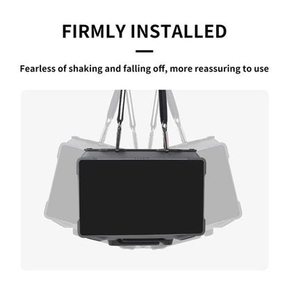 For DJI RC Pro 2 Aluminum Alloy 1/4-inch Tripod Adapter Mounting Bracket(Black) - Cable & Adapter by buy2fix | Online Shopping UK | buy2fix