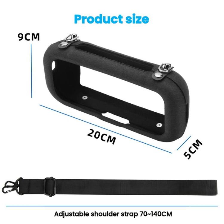 For Bose SoundLink Flex 1/2 Generation Speaker Protective Cover EVA Shoulder Strap(Black) - Protective Case by buy2fix | Online Shopping UK | buy2fix