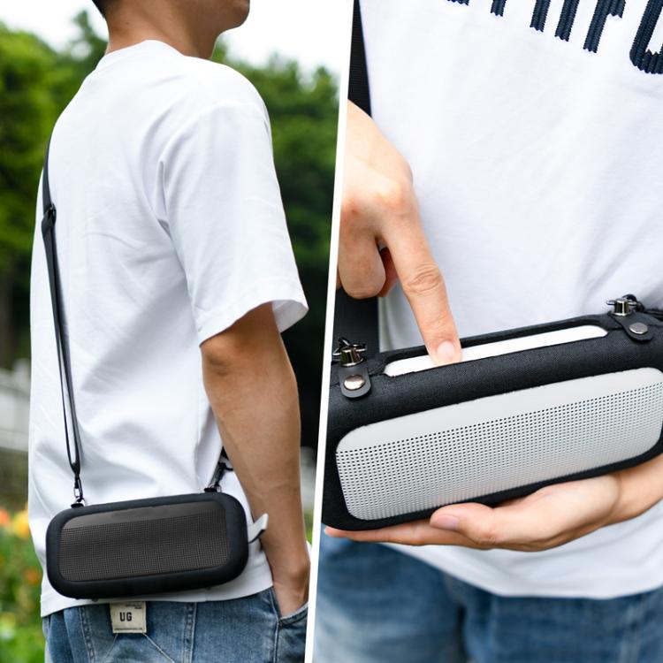 For Bose SoundLink Flex 1/2 Generation Speaker Protective Cover EVA Shoulder Strap(Black) - Protective Case by buy2fix | Online Shopping UK | buy2fix
