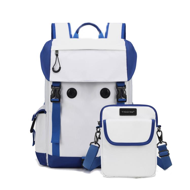 Tigernu Detachable Split Design 2-In-1 Backpack 14-Inch Laptop Bag With Flip-Top For Travel, Work & Daily Use Blue Magnetic - Backpack by Tigernu | Online Shopping UK | buy2fix