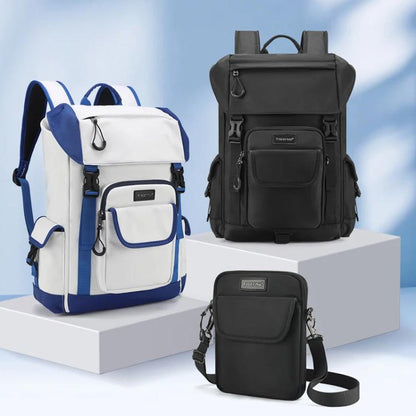 Tigernu Detachable Split Design 2-In-1 Backpack 14-Inch Laptop Bag With Flip-Top For Travel, Work & Daily Use Blue Magnetic - Backpack by Tigernu | Online Shopping UK | buy2fix