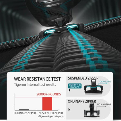 Tigernu Detachable Split Design 2-In-1 Backpack 14-Inch Laptop Bag With Flip-Top For Travel, Work & Daily Use Blue Magnetic - Backpack by Tigernu | Online Shopping UK | buy2fix