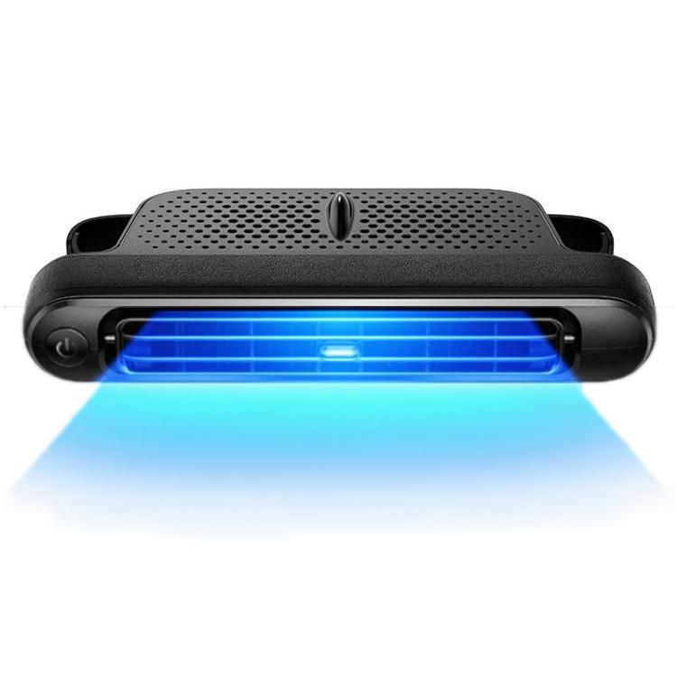 Car Rear Seat USB Plug-in Dual Turbine Silent Bladeless Electric Fan(CF04 Black) - Heating & Fans by buy2fix | Online Shopping UK | buy2fix