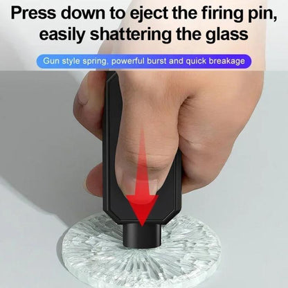 Car Safety Hammer Emergency Window Breaker(Black) - Emergency Hammer by buy2fix | Online Shopping UK | buy2fix