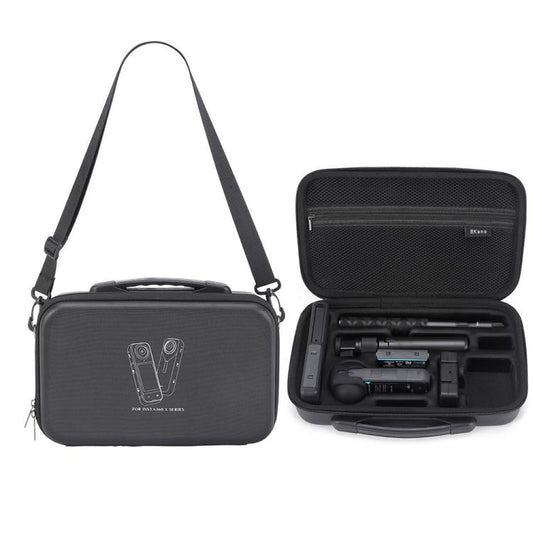 For Insta360 X5 /X4 BKANO Large Capacity Shoulder Bag Portable Handbag(Black) - Case & Bags by BKANO | Online Shopping UK | buy2fix