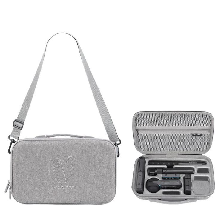 For Insta360 X5 /X4 BKANO Large Capacity Shoulder Bag Portable Handbag(Gray) - Case & Bags by BKANO | Online Shopping UK | buy2fix