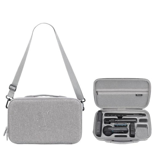For Insta360 X5 /X4 BKANO Large Capacity Shoulder Bag Portable Handbag(Gray) - Case & Bags by BKANO | Online Shopping UK | buy2fix