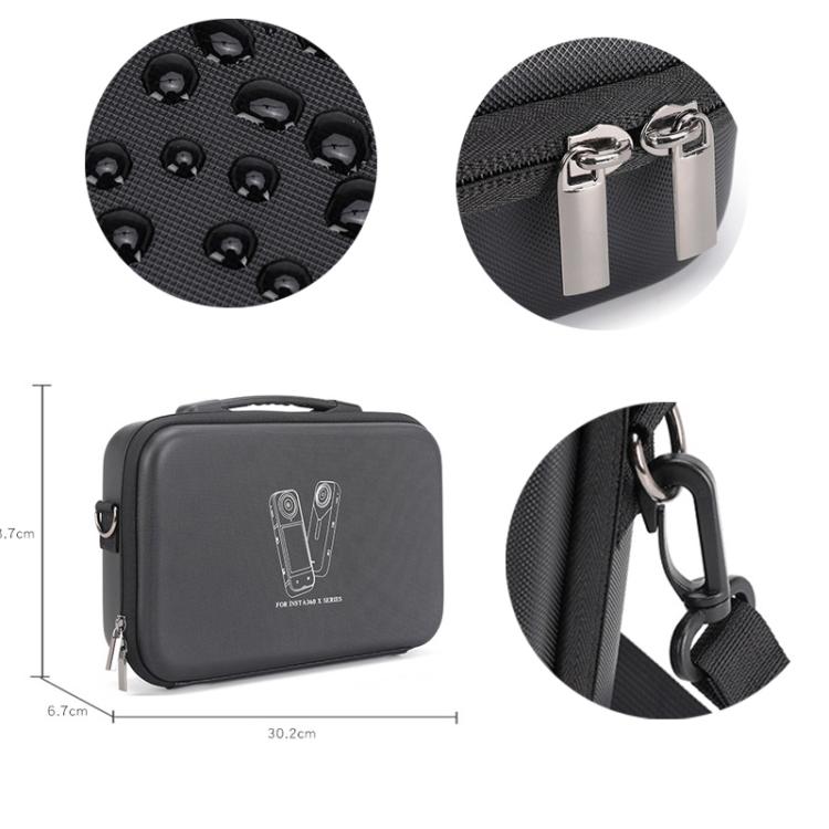 For Insta360 X5 /X4 BKANO Large Capacity Shoulder Bag Portable Handbag(Gray) - Case & Bags by BKANO | Online Shopping UK | buy2fix