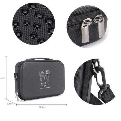 For Insta360 X5 /X4 BKANO Large Capacity Shoulder Bag Portable Handbag(Black) - Case & Bags by BKANO | Online Shopping UK | buy2fix