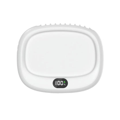 USB Outdoor High-power Bladeless Waist-hanging Portable Fan(DQ239 White) - Electric Fans by buy2fix | Online Shopping UK | buy2fix
