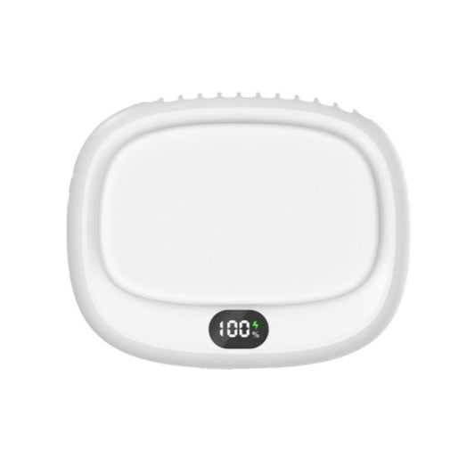 USB Outdoor High-power Bladeless Waist-hanging Portable Fan(DQ239 White) - Electric Fans by buy2fix | Online Shopping UK | buy2fix