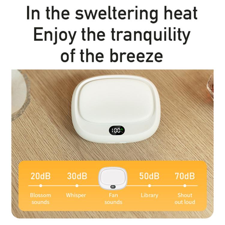 USB Outdoor High-power Bladeless Waist-hanging Portable Fan(DQ239 Black) - Electric Fans by buy2fix | Online Shopping UK | buy2fix