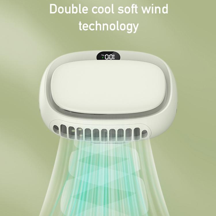 USB Outdoor High-power Bladeless Waist-hanging Portable Fan(DQ239 Black) - Electric Fans by buy2fix | Online Shopping UK | buy2fix