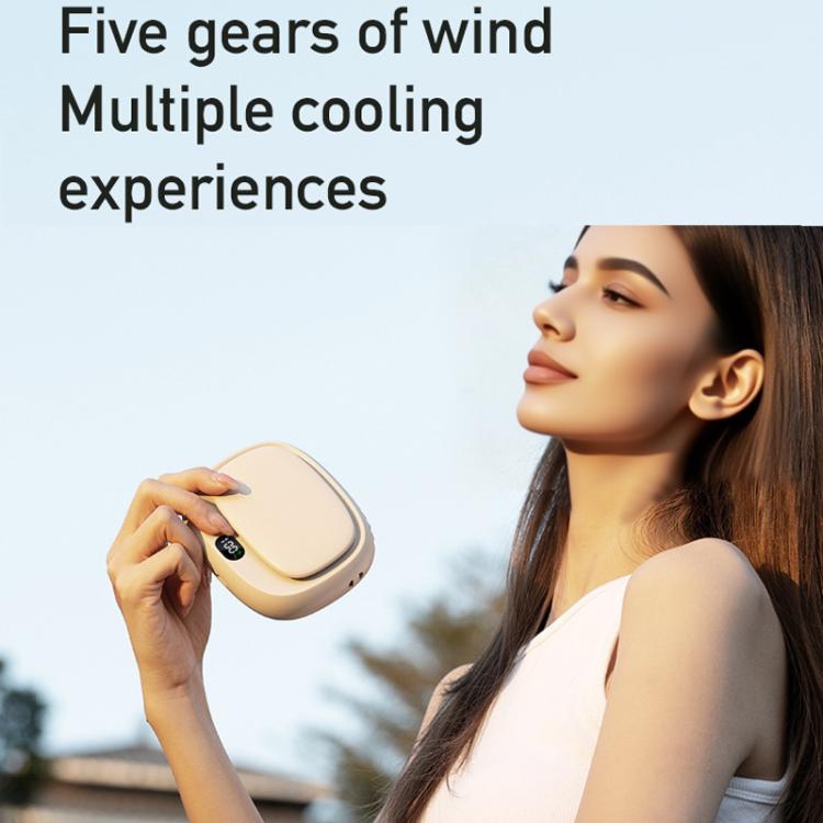 USB Outdoor High-power Bladeless Waist-hanging Portable Fan(DQ239 Black) - Electric Fans by buy2fix | Online Shopping UK | buy2fix