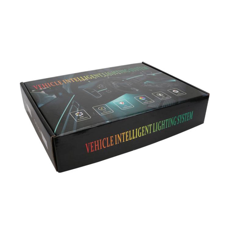 3 Control App Remote Control Colorful Car Interior Ambient Lighting Modified LED Acrylic USB Car Ambient Lighting, Spec: 110cm x 4 4 In 1 - Atmosphere lights by buy2fix | Online Shopping UK | buy2fix