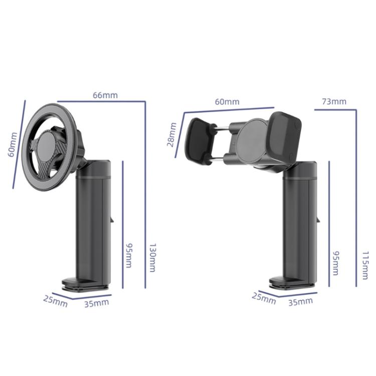 Portable High-speed Rail Airplane Dining Table Mobile Phone Holder, Model: 109B+2402 - Universal Car Holders by buy2fix | Online Shopping UK | buy2fix