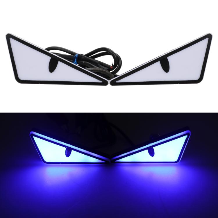 2pcs Motorcycle License Plate Screw Light Modifications Universal Decorative Car Lights, Spec: Triangle Light Blue - Decorative Lights by buy2fix | Online Shopping UK | buy2fix