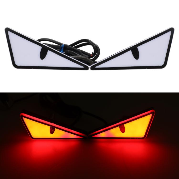 2pcs Motorcycle License Plate Screw Light Modifications Universal Decorative Car Lights, Spec: Triangle Light Red - Decorative Lights by buy2fix | Online Shopping UK | buy2fix