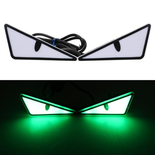 2pcs Motorcycle License Plate Screw Light Modifications Universal Decorative Car Lights, Spec: Triangle Light Green - Decorative Lights by buy2fix | Online Shopping UK | buy2fix