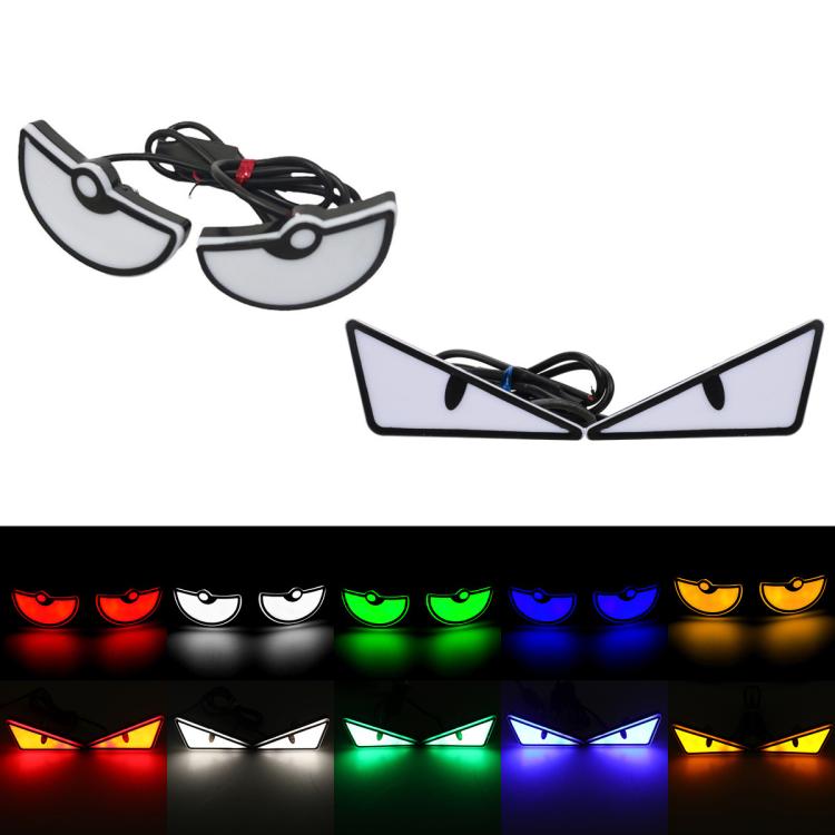 2pcs Motorcycle License Plate Screw Light Modifications Universal Decorative Car Lights, Spec: Semicircular Light Red - Decorative Lights by buy2fix | Online Shopping UK | buy2fix