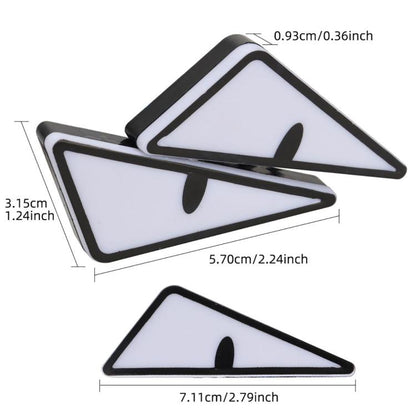 2pcs Motorcycle License Plate Screw Light Modifications Universal Decorative Car Lights, Spec: Semicircular Light Red - Decorative Lights by buy2fix | Online Shopping UK | buy2fix