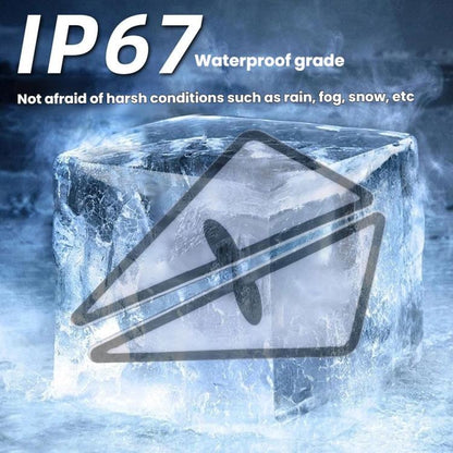 2pcs Motorcycle License Plate Screw Light Modifications Universal Decorative Car Lights, Spec: Triangle Light Blue - Decorative Lights by buy2fix | Online Shopping UK | buy2fix