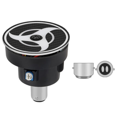 Highlight Motorcycle Rotating Brake Lights LED Tail Lights Modified Car Lights, Style: Windmill(Red) - Signal Lights by buy2fix | Online Shopping UK | buy2fix