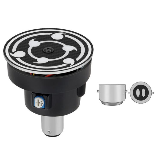 Highlight Motorcycle Rotating Brake Lights LED Tail Lights Modified Car Lights, Style: Gear(Red) - Signal Lights by buy2fix | Online Shopping UK | buy2fix